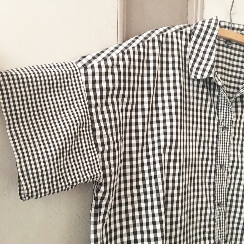 Madewell Gingham-Play Button Down Top - image 5